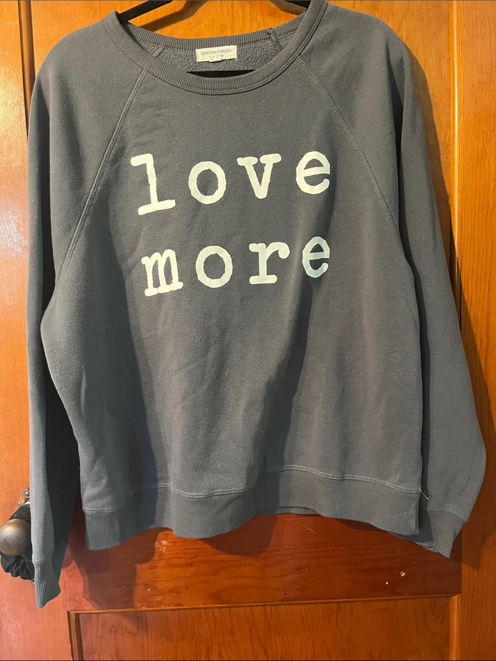 Grayson Threads Charcoal Gray Crewneck Sweatshirt